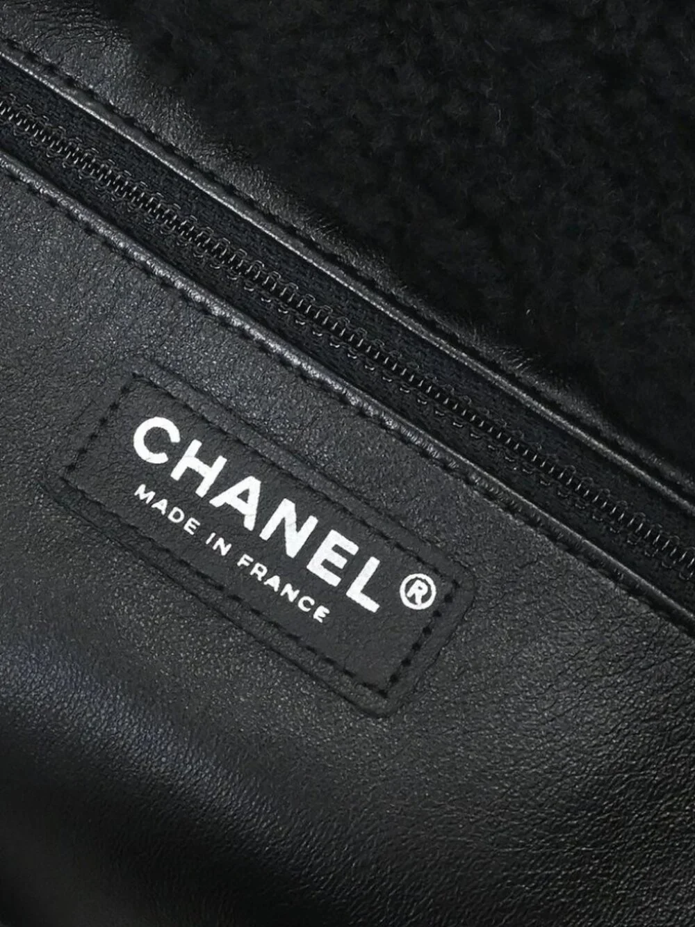 Chanel Black Mouton Chain Tote Bag 178246